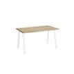 3483601132894-Bureau MAMBO - 80 cm - Pieds métal - Chêne Sonoma/blanc-P_405132832_1-0