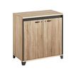 3483600874337-Rangement bas MAMBO - L80 x H82 x P46 - 2 portes - Chêne Sonoma/noir-P_79433387_1-0
