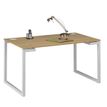 Bureau SUNDAY - 160 cm - Pieds cadre - Chêne