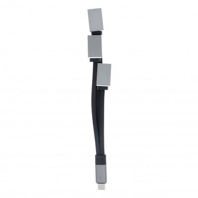 3303170094341-T'nB iClick - cable adaptateur USB type C vers 3 USB-A femelle--2