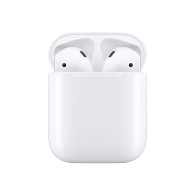 0190199098534-APPLE Airpods 2 (2nd Generation) - Ecouteurs sans fil bluetooth avec boitier de charge pour iPhone-Avant-0