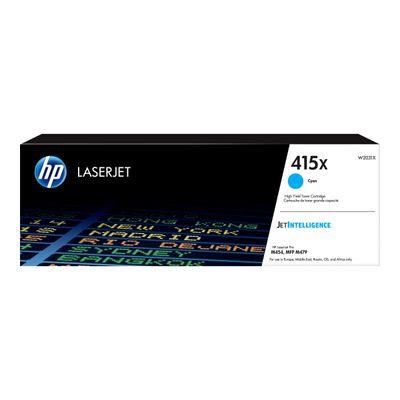 0192018046399-HP 415X - cyan - cartouche laser d'origine-Avant-1